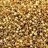 Electroplate Glass Seed Beads X-SEED-S042-01B-12-3