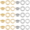 200Pcs 2 Colors Iron Grommet Eyelet Findings IFIN-GF0001-59C-1