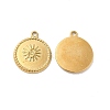Ion Plating(IP) 304 Stainless Steel Pendants Rhinestone Settings STAS-B032-09G-1