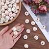 120Pcs Printed Natural Wood European Beads WOOD-GF0002-19A-3