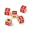 Rack Plating Brass Enamel Beads KK-B060-04G-03S-3