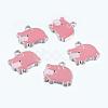 Zinc Alloy Enamel Pendants ENAM-22X18-1-2