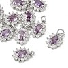 SHEGRACE Brass Micro Pave Cubic Zirconia Pendants XGRQ2O700-446E-P-1