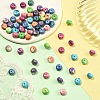 70Pcs 7 Colors Dyed Synthetic Riverstone Beads G-YW0002-99-4