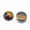 Natural Tiger Eye Cabochons X-G-R416-12mm-35-2