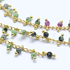 Natural Ruby in Zoisite Handmade Beaded Chains CHC-P003-11Q-2