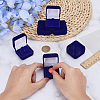 Square Velvet Badge Display Boxes CON-WH0095-172A-3