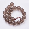 Natural Smoky Quartz Beads Strands G-C076-10mm-4-2