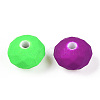 Spray Painted Acrylic Beads ACRP-N003-05-2