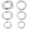 9Pcs 3 Size 925 Sterling Silver Twister Clasps STER-BBC0001-76-1