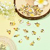 30Pcs 15 Styles Alloy Enamel Charms ENAM-YW0008-39-5