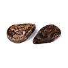 Natural Tree Bark Agate Pendants G-Q606-20-2