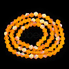 Imitate Austrian Crystal Bicone Frosted Glass Beads Strands EGLA-A039-T6mm-MB23-3