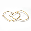 201 Stainless Steel Hoop Earrings EJEW-A052-12B-2