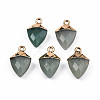 Natural Green Aventurine Pendants G-N326-134-04-2