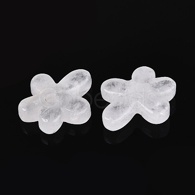 Natural Quartz Crystal Pendants G-T142-44B-1