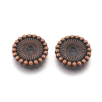 Tibetan Style Spacer Beads TIBE-47916-R-FF-1