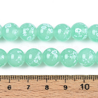 Baking Paint Glass Beads X1-DGLA-N015-10mm-07-1