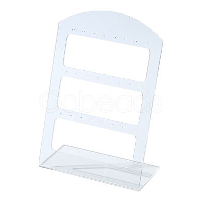 Organic Glass Earring Display Racks X-EDIS-N001-02B-1