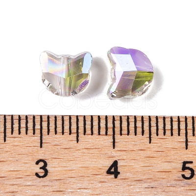 100Pcs Electroplate Glass Beads EGLA-P060-01A-HR02-1