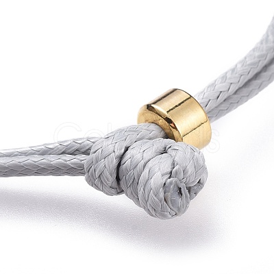 Unisex Korean Waxed Polyester Cord Bracelets BJEW-JB04597-1