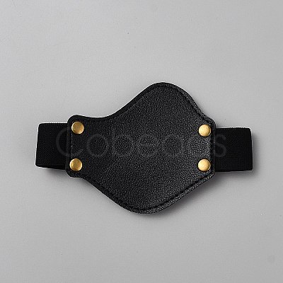 PU Leather Shoe Covers AJEW-WH20816-120A-1