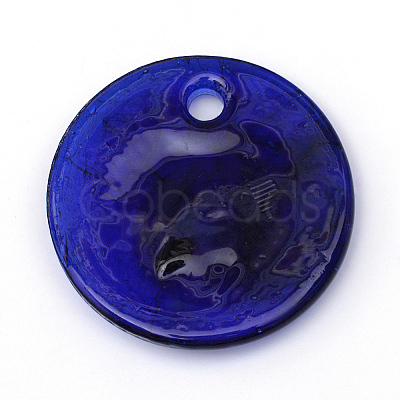 Handmade Evil Eye Lampwork Big Pendants LAMP-R134-50mm-01-1