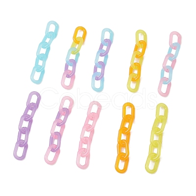 10Pcs Acrylic Handmade Cable Chains AJEW-JB01366-1