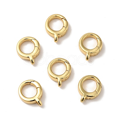 Brass Spring Gate Rings X-KK-J301-08G-1