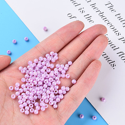 Opaque Acrylic Beads LS-MACR-S371-11-I02-1