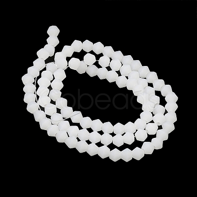 Imitation Jade Frosted Glass Bead Strands X1-GLAA-F029-JM4mm-B06-1