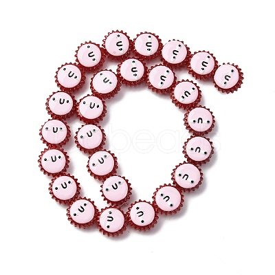 Fuuny Baking Paint Glass Enamel Beads LAMP-Q045-01C-1