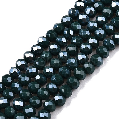 Electroplate Glass Beads Strands EGLA-A044-P3mm-A12-1