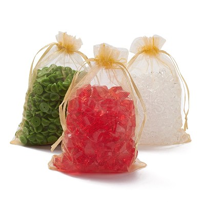 Organza Gift Bags with Drawstring OP-R016-10x15cm-15-1