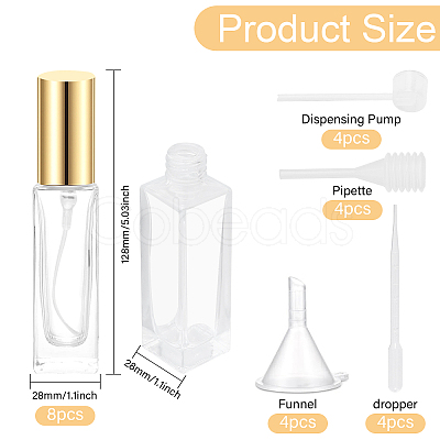 Glass Sample Perfume Spray Bottles MRMJ-GL0001-16-1