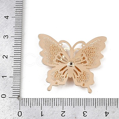 Brass Rhinestone Pendants KK-A261-06KCG-1