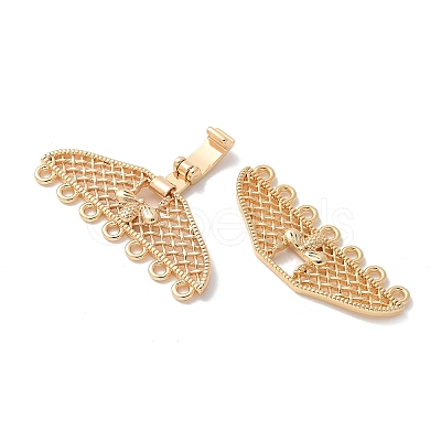Brass Snap Clasps KK-U052-26G-1
