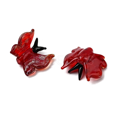 Transparent Lampwork Beads LAMP-F037-01A-1