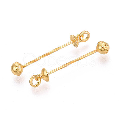 925 Sterling Silver Bead Cap Bails STER-T008-79S-1