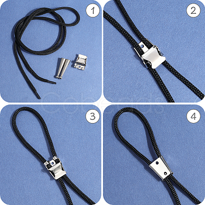 DIY Bolo Tie Making Kit DIY-GF0010-35P-1