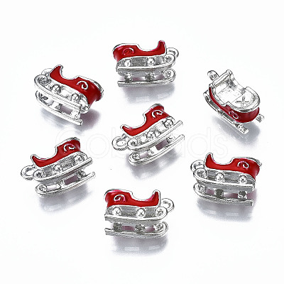 Alloy Enamel Pendants X-ENAM-Q443-011-RS-1