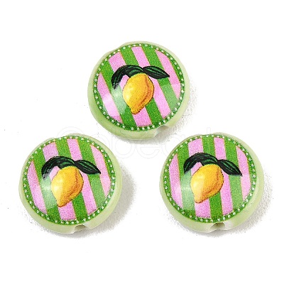 Printed Handmade Porcelain Beads PR-CBA938E-02D-1