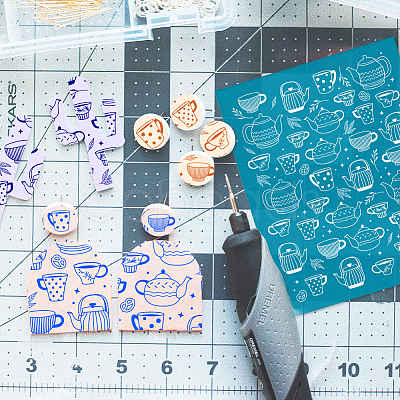 Silk Screen Printing Stencil DIY-WH0341-301-1