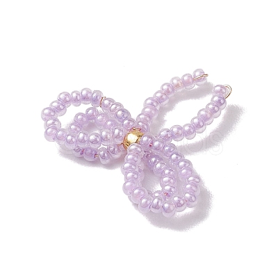 Butterfly Brass with Glass Cabochons PALLOY-JF02869-1