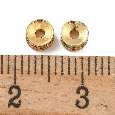Rack Plating Brass Micro Pave Cubic Zirconia Beads KK-U030-29G-08-1