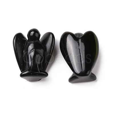 Natural Obsidian Angel Decor Healing Stones G-G864-01A-02-1