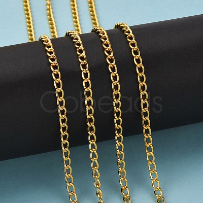 Iron Twisted Chains Curb Chains CHS007Y-G-1
