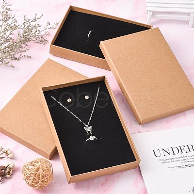 Kraft Paper Box CON-WH0009-02-1