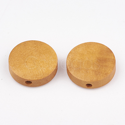 Natural Pear Wood Beads WOOD-T009-1.5cm-05-1