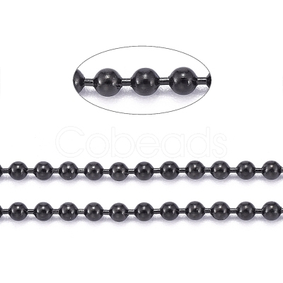 3.28 Feet 304 Stainless Steel Ball Chains X-CHS-F011-10A-B-1